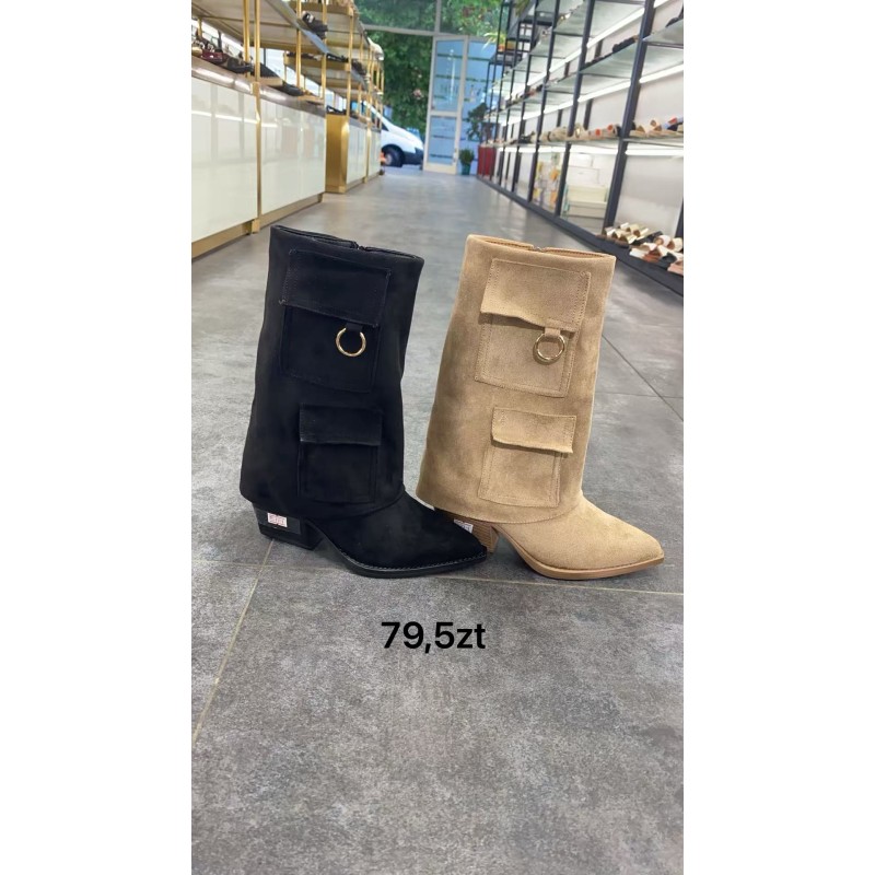 Buty Botki DAMSKIE (36-41,12par)Kolor Jak na zdzięciu