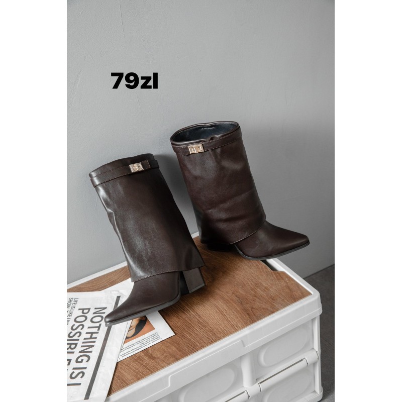 Buty Botki DAMSKIE (36-41,12par)Kolor Jak na zdzięciu