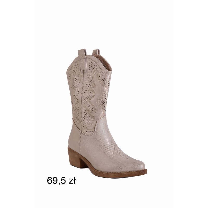 Buty Botki DAMSKIE (36-41,12par)Kolor Jak na zdzięciu