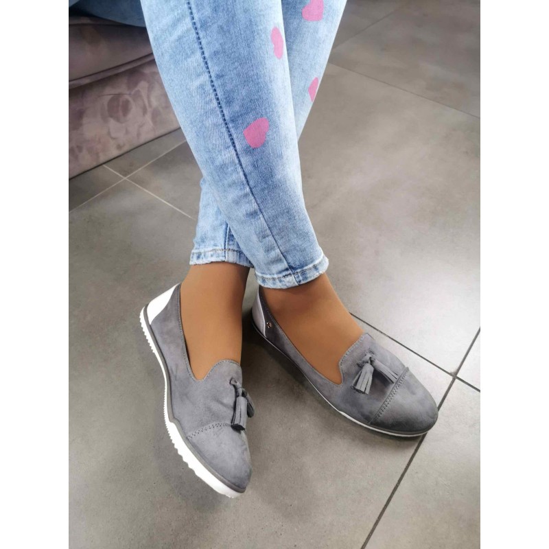 Buty Mokasyny DAMSKIE (36-41,12par)Kolor Jak na zdzięciu