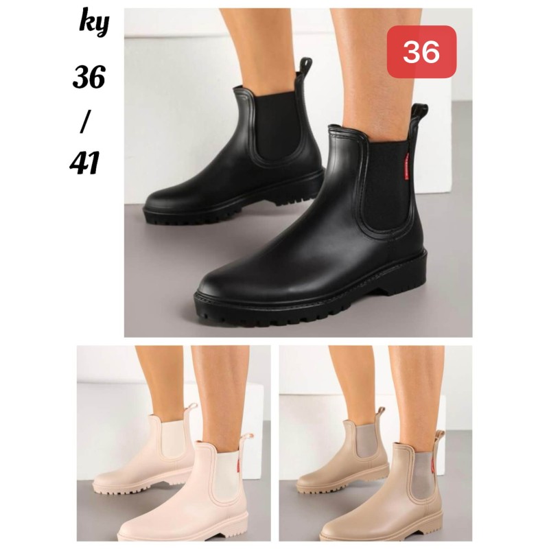 Buty Kalosze DAMSKIE (36-41,12par)Kolor Jak na zdzięciu