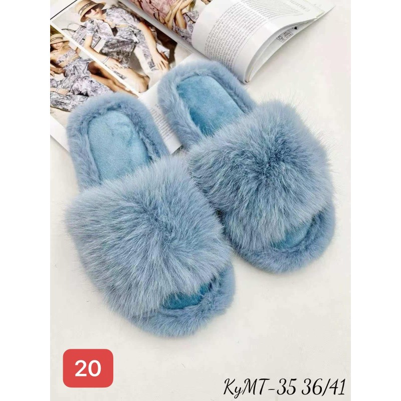 Buty Kapcie DAMSKIE (36-41,12par)Kolor Jak na zdzięciu