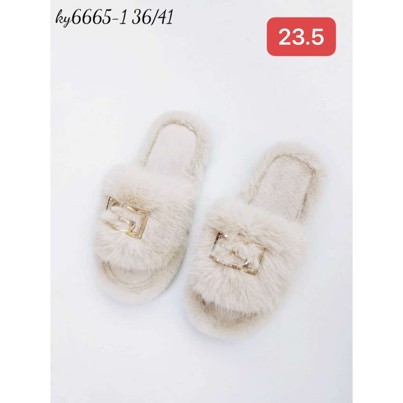 Buty Kapcie DAMSKIE (36-41,12par)Kolor Jak na zdzięciu