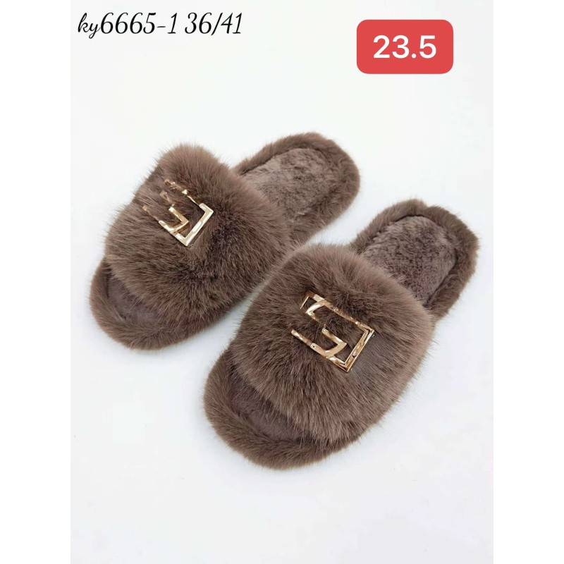 Buty Kapcie DAMSKIE (36-41,12par)Kolor Jak na zdzięciu