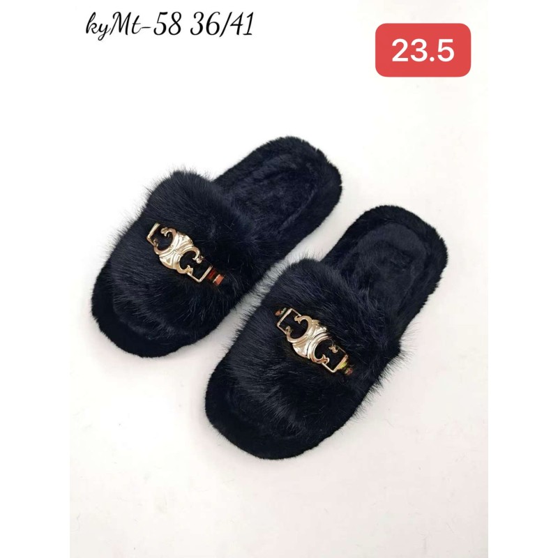 Buty Kapcie DAMSKIE (36-41,12par)Kolor Jak na zdzięciu