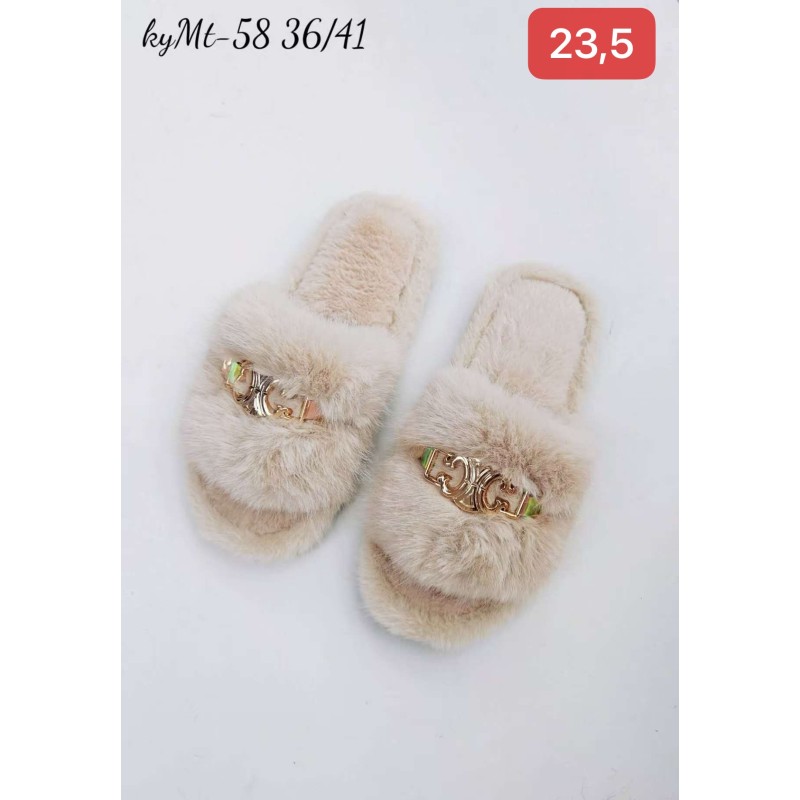 Buty Kapcie DAMSKIE (36-41,12par)Kolor Jak na zdzięciu