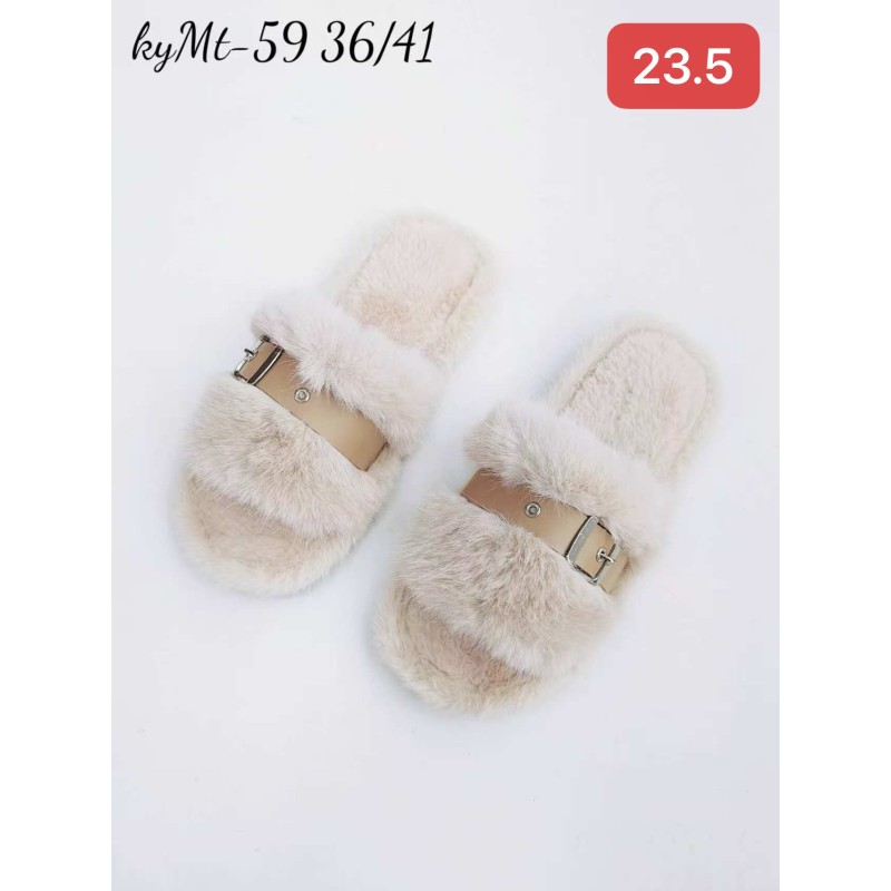 Buty Kapcie DAMSKIE  (36-41,12par)Kolor Jak na zdzięciu