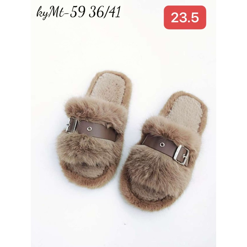 Buty Kapcie DAMSKIE (36-41,12par)Kolor Jak na zdzięciu