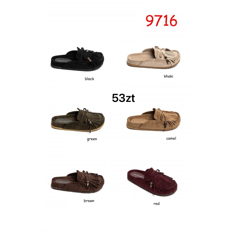 Buty Mokasyny DAMSKIE (36-41,12par)Kolor Jak na zdzięciu