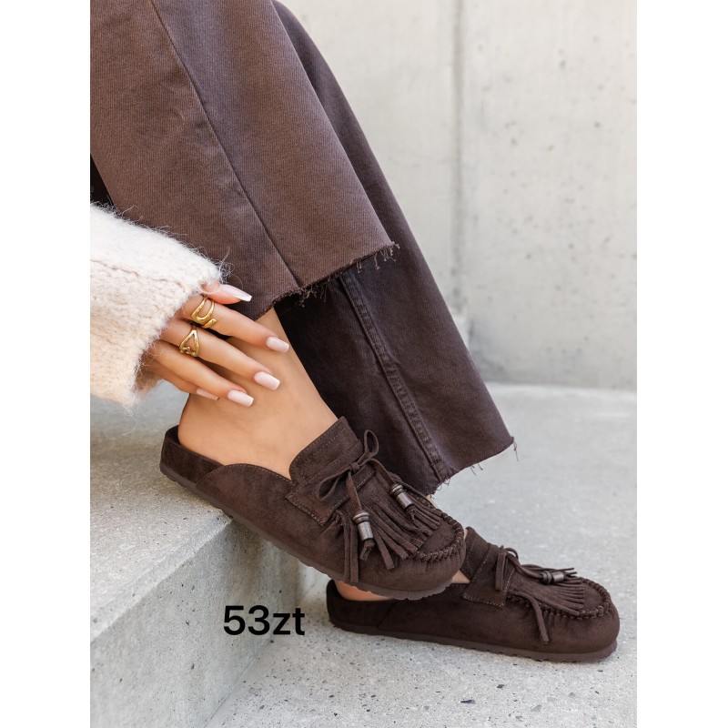 Buty Mokasyny DAMSKIE  (36-41,12par)Kolor Jak na zdzięciu