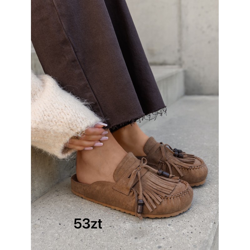 Buty Mokasyny DAMSKIE (36-41,12par)Kolor Jak na zdzięciu