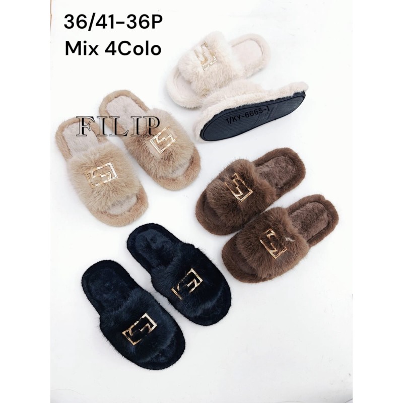 Buty Kapcie DAMSKIE (36-41,36par)Kolor Jak na zdzięciu