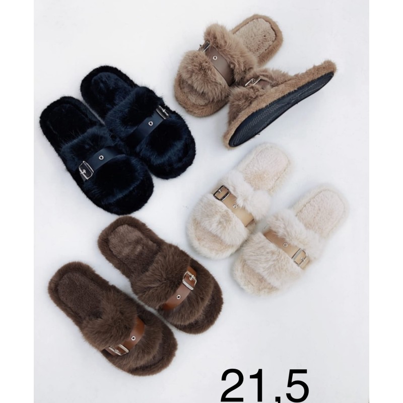 Buty Kapcie DAMSKIE (36-41,12par)Kolor Jak na zdzięciu