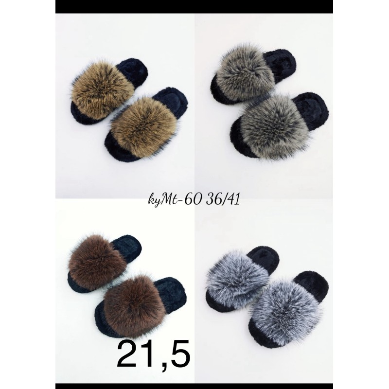 Buty Kapcie DAMSKIE (36-41,12par)Kolor Jak na zdzięciu