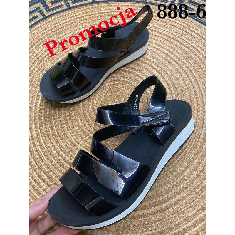 Buty Sandały DAMSKIE(36-41,12par)Kolor Jak na zdzięciu
