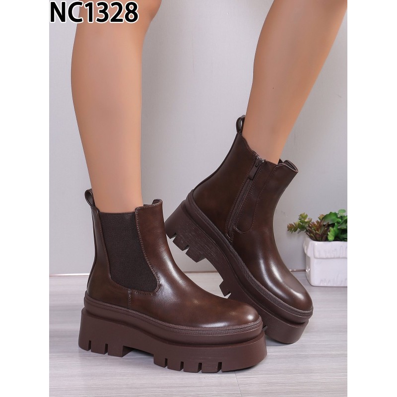 Buty Botki DAMSKIE (36-41,12par)Kolor Jak na zdzięciu