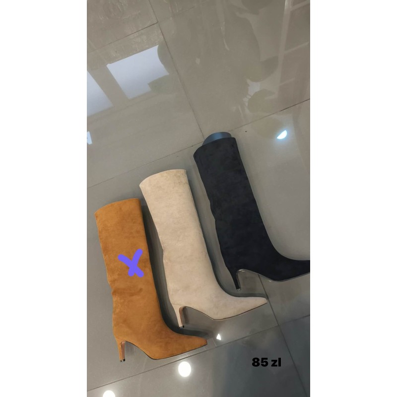 Buty Botki DAMSKIE (36-41,12par)Kolor Jak na zdzięciu