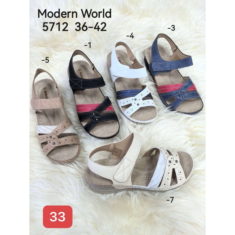 Buty Sandały Damskie (36-42,12par)Kolor Jak na zdzięciu