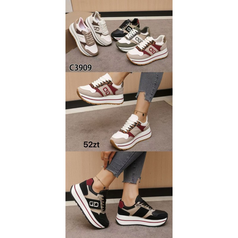 Buty Sportowe DAMSKIE (36-41,12par)Kolor Jak na zdzięciu