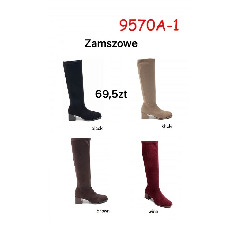 Buty Botki DAMSKIE (36-41,12par)Kolor Jak na zdzięciu