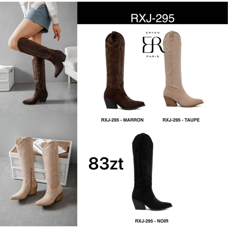 Buty Botki DAMSKIE (36-41,12par)Kolor Jak na zdzięciu