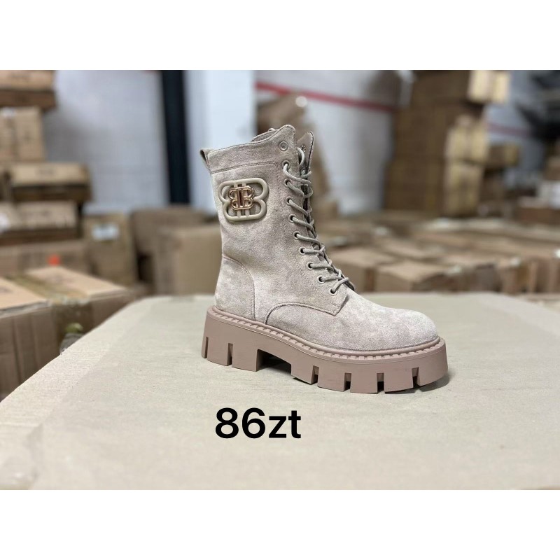Buty Botki DAMSKIE (36-41,12par)Kolor Jak na zdzięciu