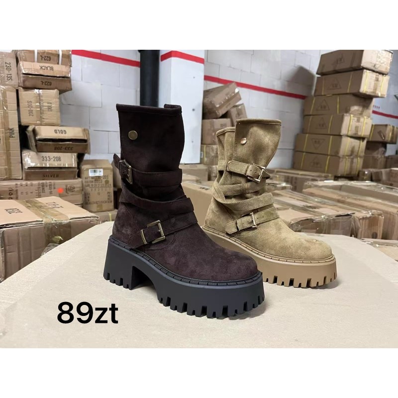 Buty Botki DAMSKIE (36-41,12par)Kolor Jak na zdzięciu