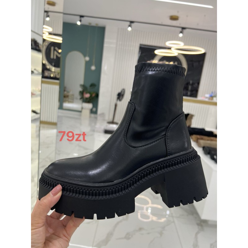 Buty Botki DAMSKIE (36-41,12par)Kolor Jak na zdzięciu