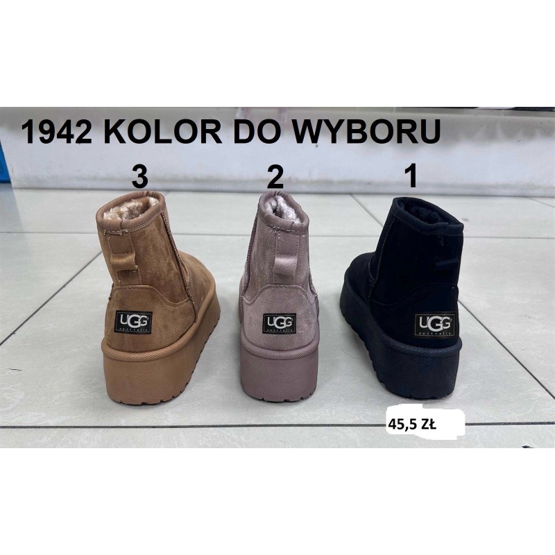 Buty Botki DAMSKIE (36-41,12par)Kolor Jak na zdzięciu