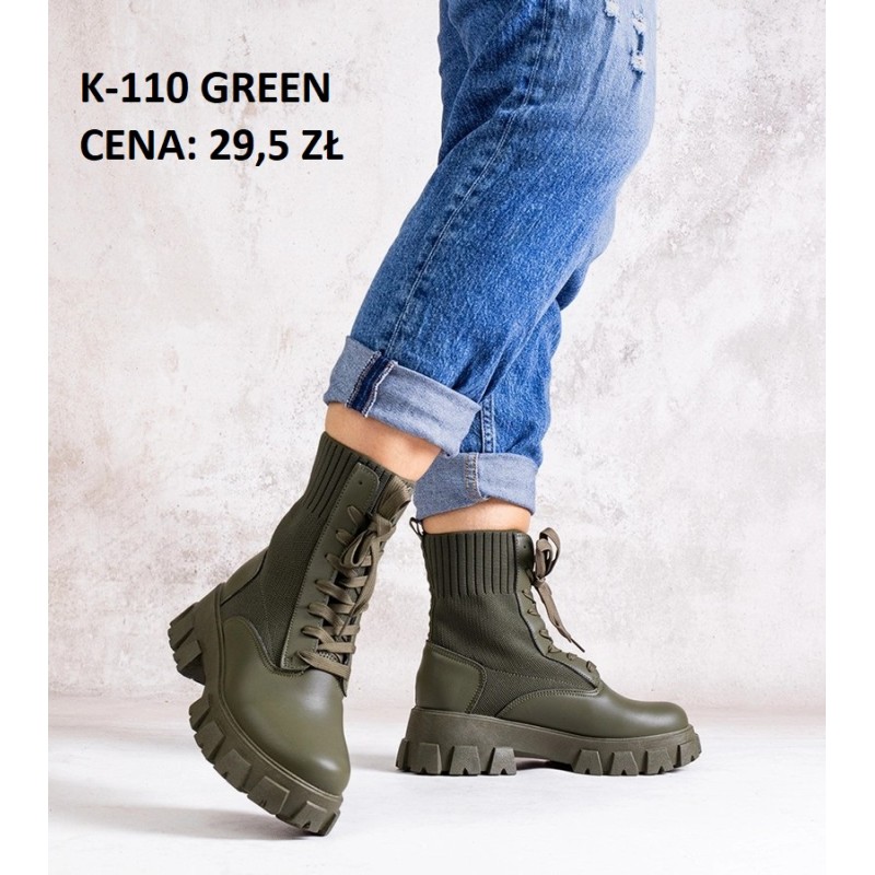 Buty Botki DAMSKIE (36-41,12par)Kolor Jak na zdzięciu