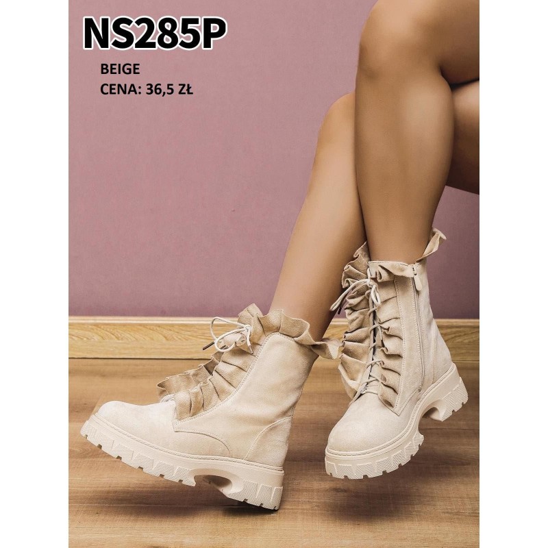 Buty Botki DAMSKIE (36-41,12par)Kolor Jak na zdzięciu