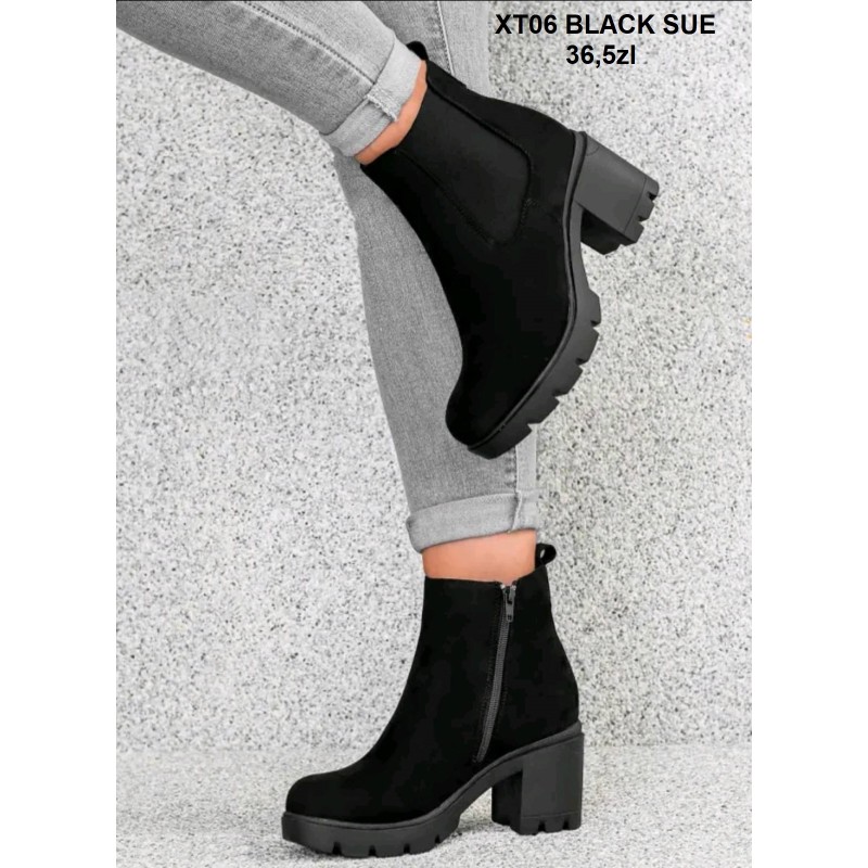Buty Botki DAMSKIE (36-41,12par)Kolor Jak na zdzięciu