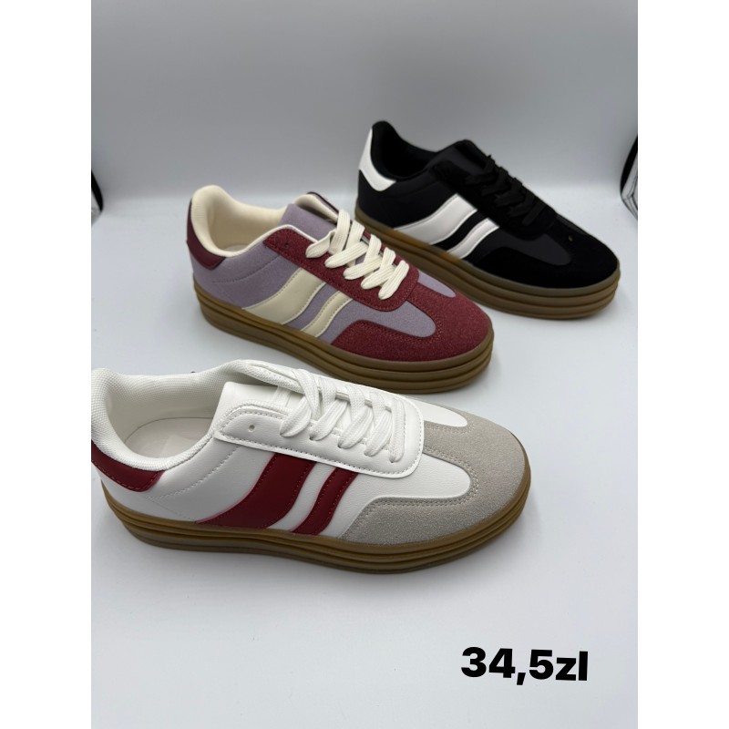 Buty Sportowe DAMSKIE (36-41,12par)Kolor Jak na zdzięciu