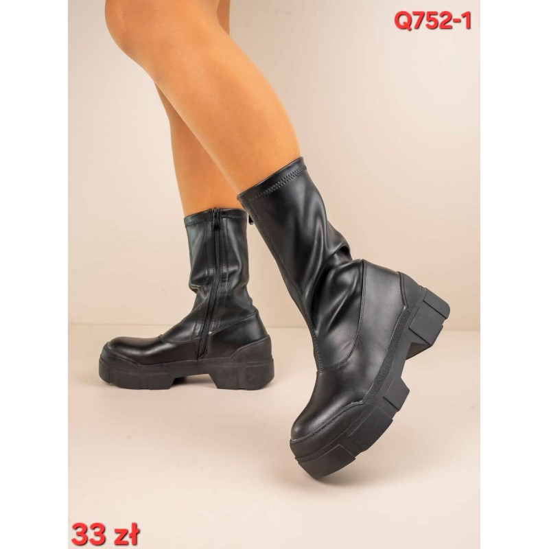 Buty Botki DAMSKIE (36-41,12par)Kolor Jak na zdzięciu
