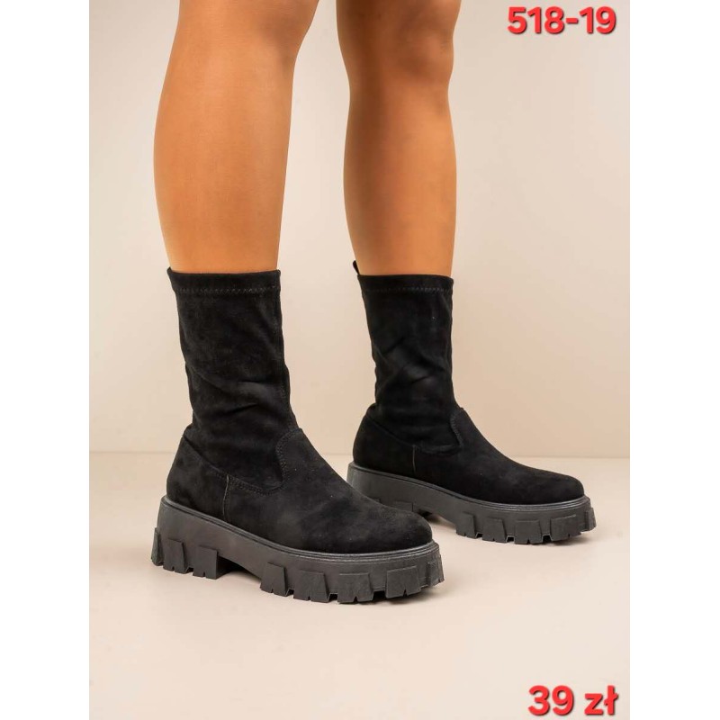 Buty Botki DAMSKIE (36-41,12par)Kolor Jak na zdzięciu