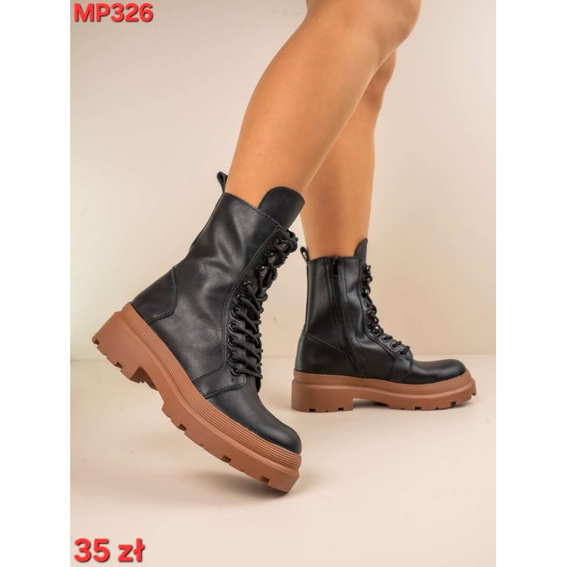 Buty Botki DAMSKIE (36-41,12par)Kolor Jak na zdzięciu
