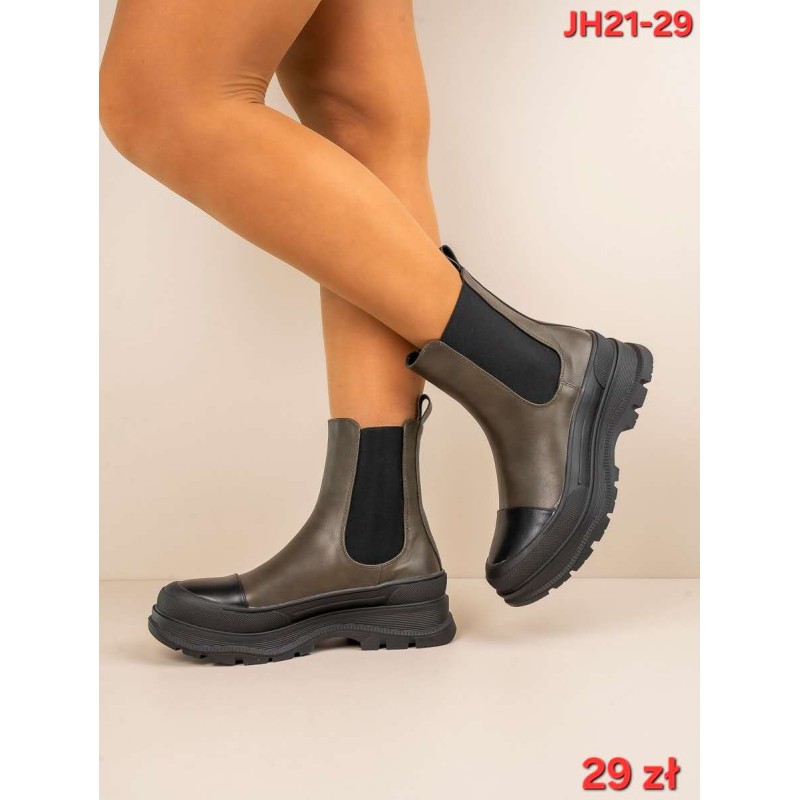 Buty Botki DAMSKIE (36-41,12par)Kolor Jak na zdzięciu