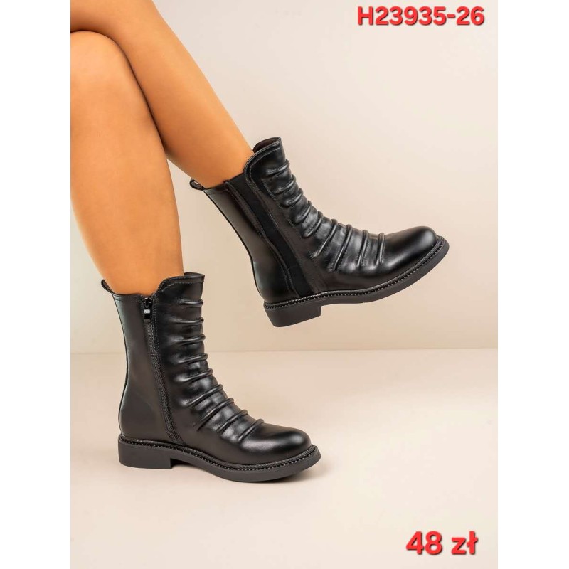 Buty Botki DAMSKIE (36-41,12par)Kolor Jak na zdzięciu