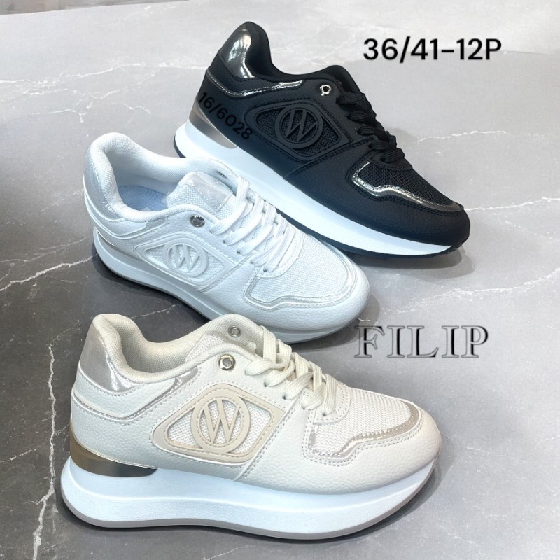 Buty Sportowe DAMSKIE(36-41,12par)Kolor Jak na zdzięciu