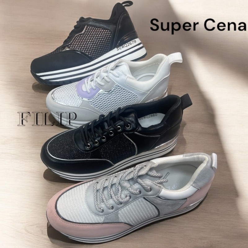Buty Sportowe DAMSKIE(36-41,12par)Kolor Jak na zdzięciu
