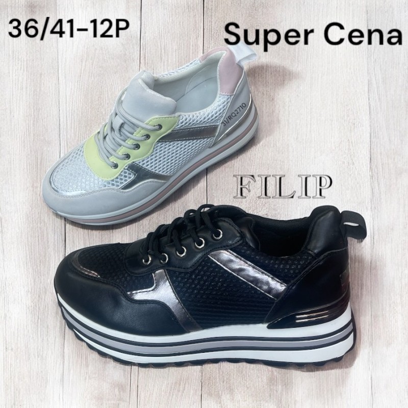 Buty Sportowe DAMSKIE(36-41,12par)Kolor Jak na zdzięciu