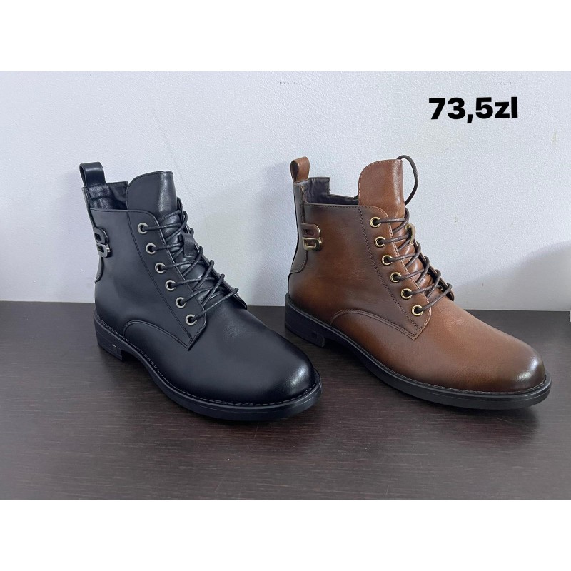 Buty Botki DAMSKIE(36-41,12par)Kolor Jak na zdzięciu