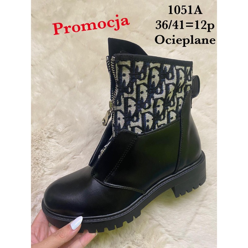 Buty Botki DAMSKIE(36-41,12par)Kolor Jak na zdzięciu