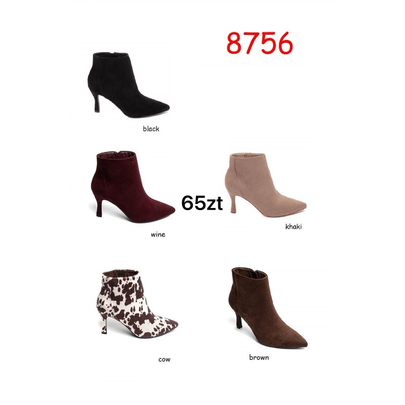 Buty Botki DAMSKIE(36-41,12par)Kolor Jak na zdzięciu