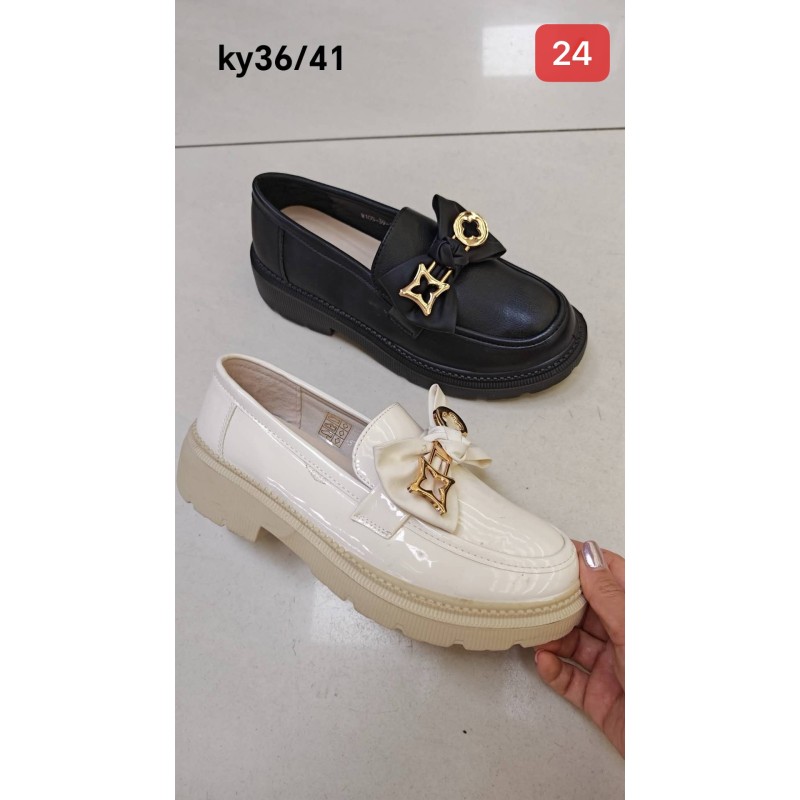 Buty Półbuty DAMSKIE (36-41,12par)Kolor Jak na zdzięciu