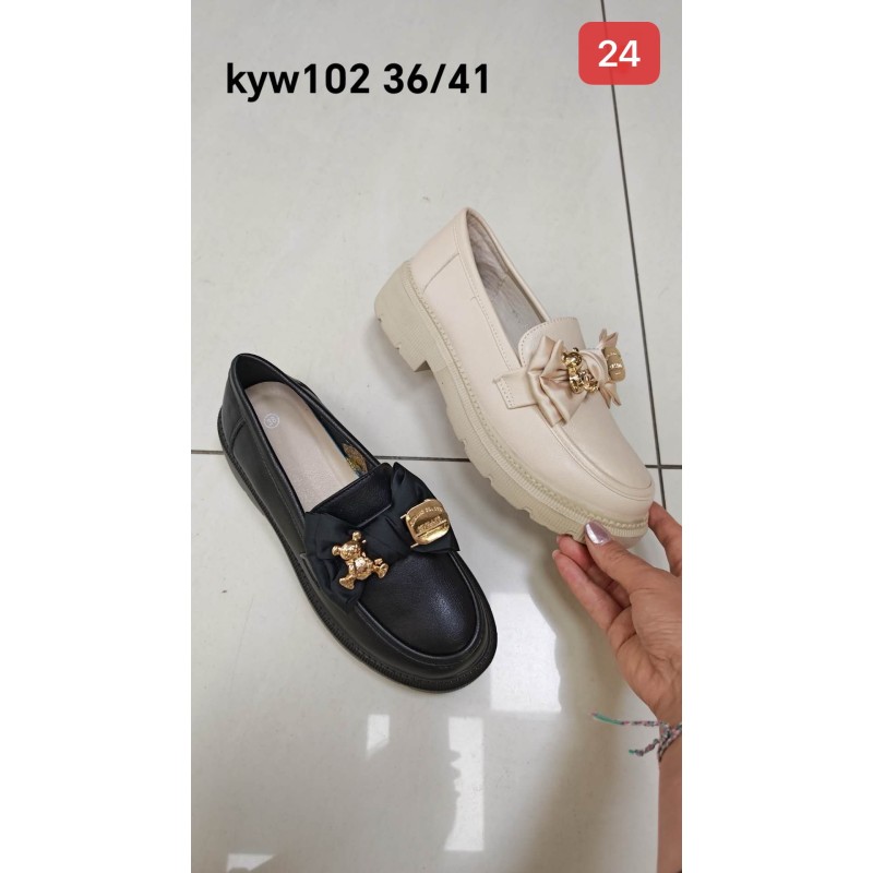 Buty Półbuty DAMSKIE (36-41,12par)Kolor Jak na zdzięciu