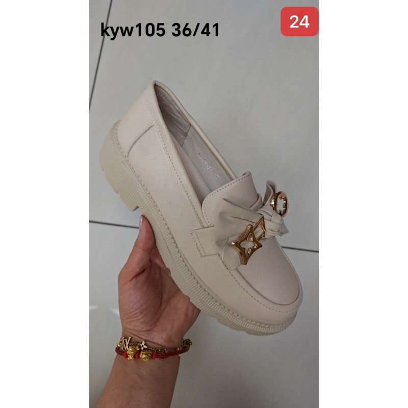 Buty Półbuty DAMSKIE (36-41,12par)Kolor Jak na zdzięciu