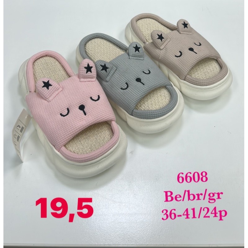 Buty Kapcie DAMSKIE (36-41,24par)Kolor Jak na zdzięciu