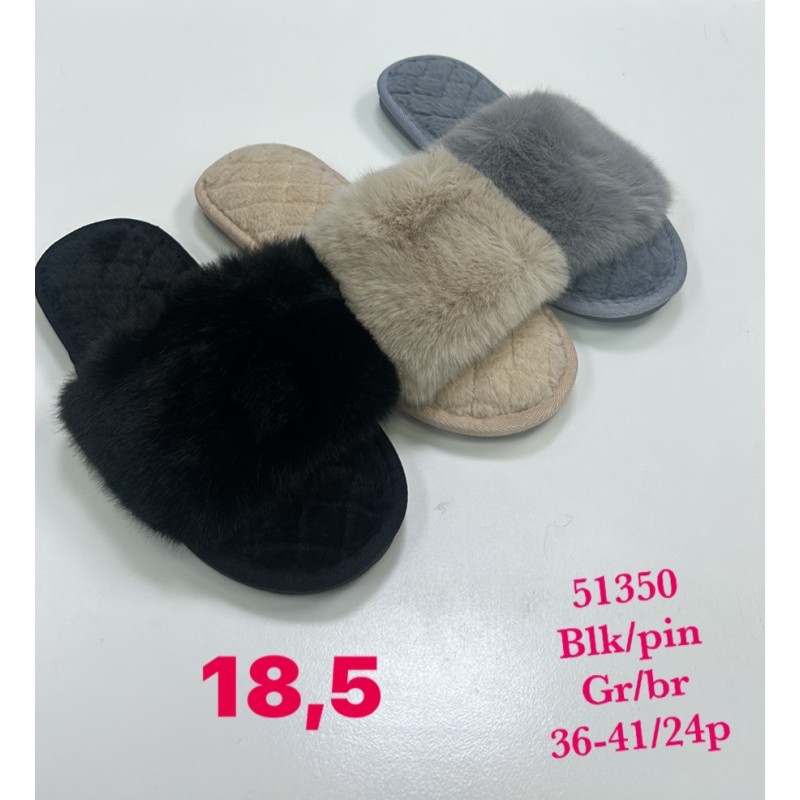 Buty Kapcie DAMSKIE (36-41,24par)Kolor Jak na zdzięciu