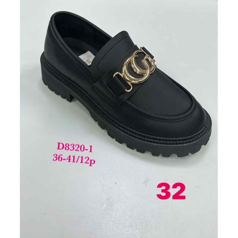 Buty Półbuty DAMSKIE (36-41,12par)Kolor Jak na zdzięciu